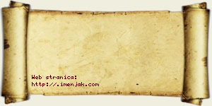 Omilj Kožovac vizit kartica